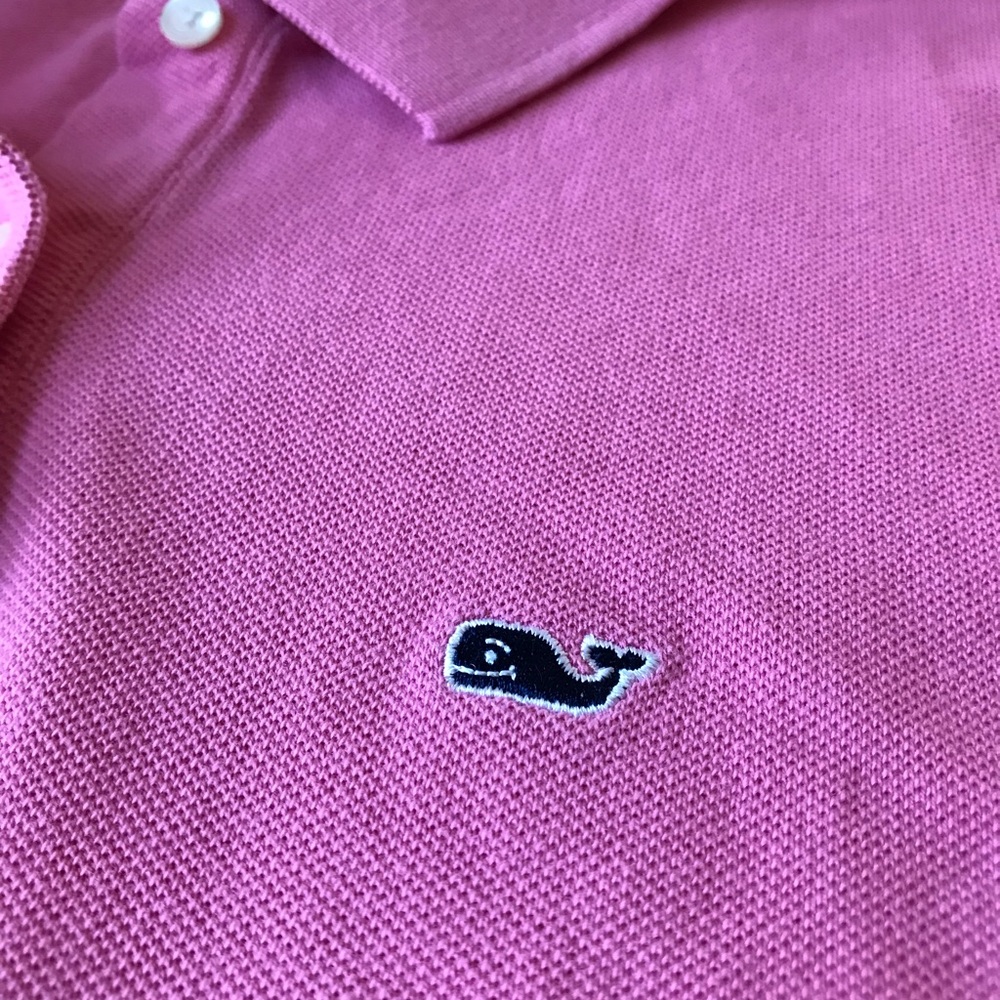Vineyard Vines Pink Polo T-Shirt - Picture 6 of 6